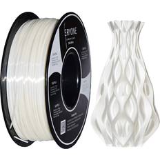 White Filaments Eryone Silk PLA Filament 1.75mm, Silky Shiny 3D Printing Material for 3D Printer and 3D Pen, 1kg 1 Spool, 1.75mm, White