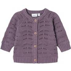 Morado Cárdigans Name It Nesanne Cardigan - Lilla