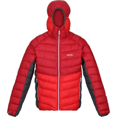 Regatta Harrock Hooded Puffer Jacket - Dark Red Chinese Red