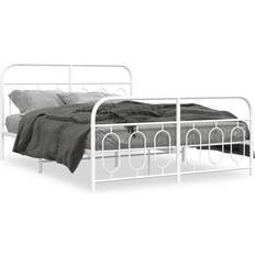 Senge & Madrasser vidaXL Med Sengegavl Og Fodgærde 140x200 cm Sengeramme