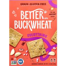 Kosher Crackers & Crispbreads Better with Buckwheat Everything Crackers 120g 1pack