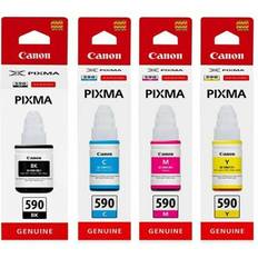 Canon GI-590 CMYK Multipack Ink Bottles for Pixma G1500 G3500