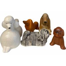 Gustavsberg Figurin Kennel 5 St Hundar Design Lisa Larson