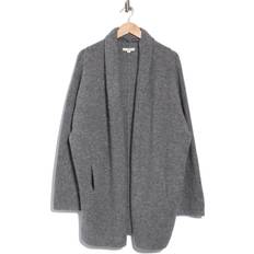 Elastane/Lycra/Spandex Coats Vince Oversized Wool & Alpaca-Blend Cardigan - Grey