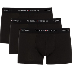 Essential Logo Waistband Trunks 3-pack - Black