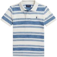 Polo Ralph Lauren Polo Shirts Polo Ralph Lauren Boy's Striped Cotton Mesh Polo Shirt - Printed Patina Stripe