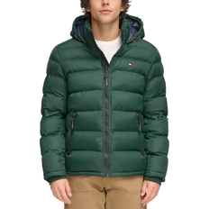 Tommy Hilfiger Men Jackets Tommy Hilfiger Men's Quilted Puffer Jacket - Olive