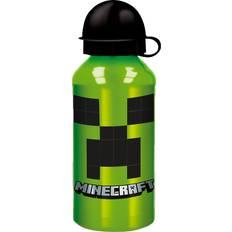 Alumiini Vauvan Tuttipullot ja Pöytäastiat Euromic Minecraft Creeper Alumiinia Vesipullo 400ml