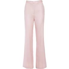 Femme - Or Pantalons Henley T-Shirt - Rosy Pink