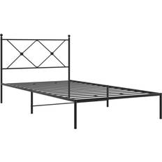 vidaXL Metal Bed Frame 100 x 190 cm - Black