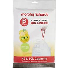 Morphy Richards 979003 42-50L Bin Bag - White (20 Pack)