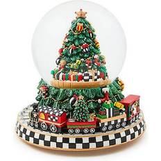 Resin Christmas Trees Mackenzie-Childs Cozy & Train Snow Globe 7" H x 6.5" W x 6.5" D Christmas Tree