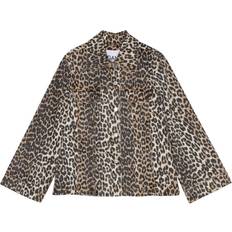 Camouflage - Women Outerwear Equine Couture Animal-Print Jacket - Women - Navy