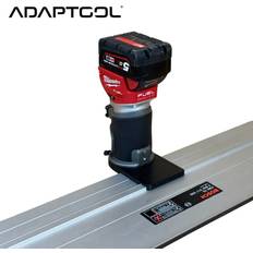 Milwaukee m18 fuel trim router guide rail adaptor for original bosch guide rail