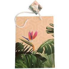 Puckator Tropical paradise cheese plant gift bag medium 23 x 17cm