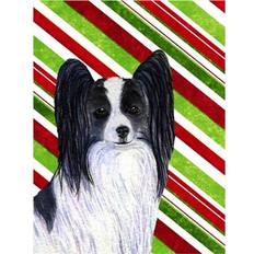 PatioPlus 11 x 15 In. Papillon Candy Cane Flag