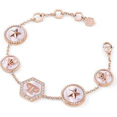 Armbänder Philipp Plein Armband PJ2EA15BU Edelstahl, recycelt Roségold