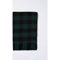 Uomo - Verde Sciarpe Woolrich Wool-Blend Scarf with Jacquard Buffalo Check - Green