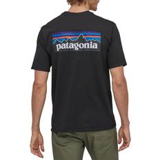 Patagonia Femme Vêtements Patagonia P-6 Logo Responsibili T-Shirt - Black