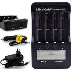 LiitoKala Liitokala lii -500 300 s1 nimh batterilader,3.7v 18650 18350 18500 17500 10440 26650 1.2v aa aaa 5 v utgang lcd-lader