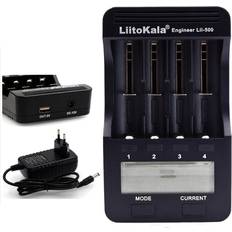 LiitoKala Liitokala lii -500 300 s1 nimh batterilader,3.7v 18650 18350 18500 17500 10440 26650 1.2v aa aaa 5 v utgang lcd-lader