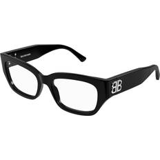 Glasögon & Läsglasögon Balenciaga BB0364OA Asian Fit 001 55 Glasögon Endast Båge Kvinna