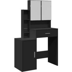 vidaXL 848235 Black Toiletbord 35x80cm