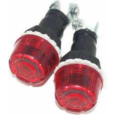 Red Dash Board Warning Light + 12V Bulb