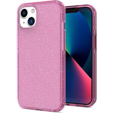 HD Accessory Full Glitter Hybrid Protective Case for iPhone 14 Pink