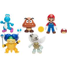 Mario figur Super Mario World of Nintendo Mini Actionfigur Super Mario Wave 42 10 cm Assortment (6)