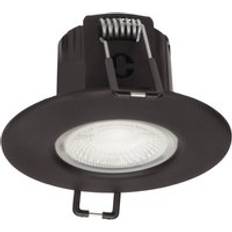 Collingwood H2 Lite 4.3W LED Downlight - Warm White, Matt Black Spotlight