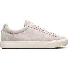 Clae Bradley Leather Low-Top Trainers - Feather Grey