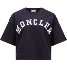 Moncler Men T-shirts & Tank Tops Moncler Fleece Big Logo Hoodie - Black