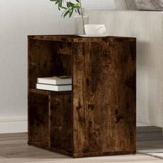 Gris Mesas Auxiliares vidaXL Side Tables 2 Pcs Smoked Oak 50 x 30 x 50 cm Small Table 50x50cm