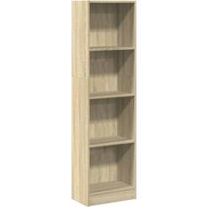 Meubles vidaXL Sonoma Oak 40 x 24 x 143 cm Cabinet Display Rack Book Shelf