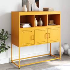 Pink Sideboards vidaXL Mustard Yellow 100.5 x 39 x 107 cm Sideboard