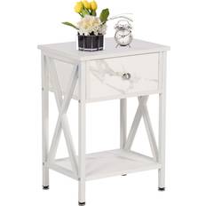 Vecelo Modern End Night Stand Bedside Table