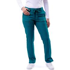 Adar Pro Scrubs for Women - Caribbean Blue