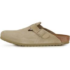 Donna - Verde Zoccoli Birkenstock Boston Vl Shearling-Mules - Khaki