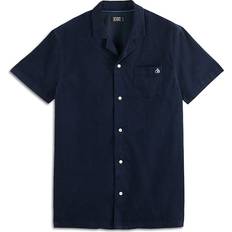 Camouflage Chemises Bape Button Front Camp Shirt - Navy