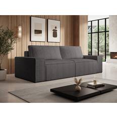 Amelia 4-Sitzer Grob Gerippter Sofa 3-Sitzer