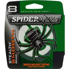 Spiderwire Vislijnen Spiderwire Stealth Smooth Superline, mossgrön, 40 pund 18,1 kg, 200 yd 182 flätad fiskelina, lämplig för sötvattensmiljöer