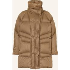 Gelb Cardigans Daunenjacke - Braun