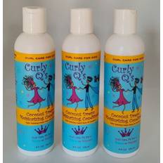 Curls Curly Q's Coconut Dream Moisturizing Conditioner 8 fl. oz / 236 ml (Lot of 3) 8fl oz