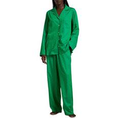 Femme - Vert Pyjamas Cocktail Dress Long Sleeve Pajama Set - Clover