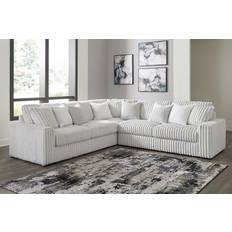 Signature Design by Ashley 3-Piece Sectional In Alloy Sofa