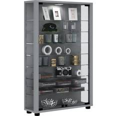 Silbrig Schrank VCM Lumo Mini 59 x 90 cm Vitrine