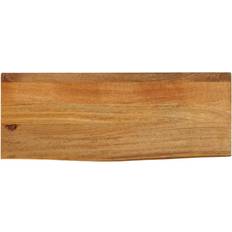 Holz Ablagetische vidaXL Tischplatte mit Baumkante 70 x 20 x 3,8 cm Ablagetisch