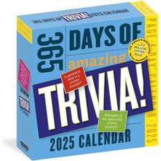 Office Supplies Workman Publishing Amazing Trivia 2025 Desk Calendar