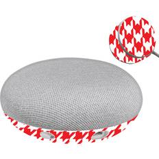 Mobile Phone Cases MightySkins GOOHOMI-Red Houndstooth Skin for Google Home Mini, Red Houndstooth